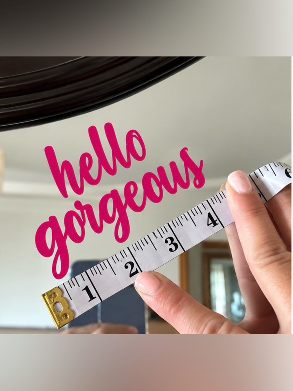 Hello Gorgeous 4” Vinyl Decal Waterproof Indoor Outdoor Choose Color